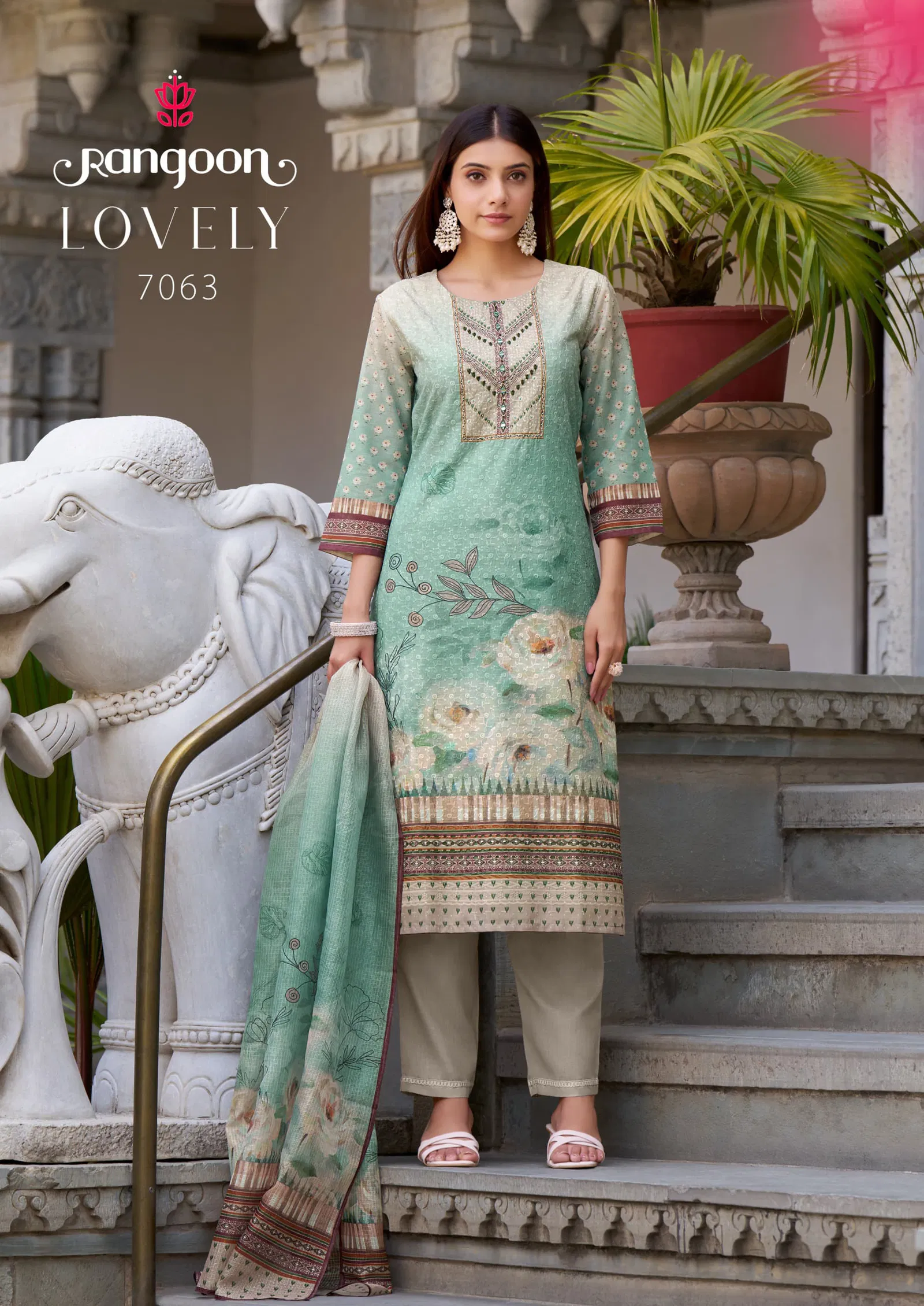 Lovely By Rangoon Digital Printed Fancy Wholesale Readymade Suits In India